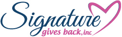 Signature Gives Back Logo