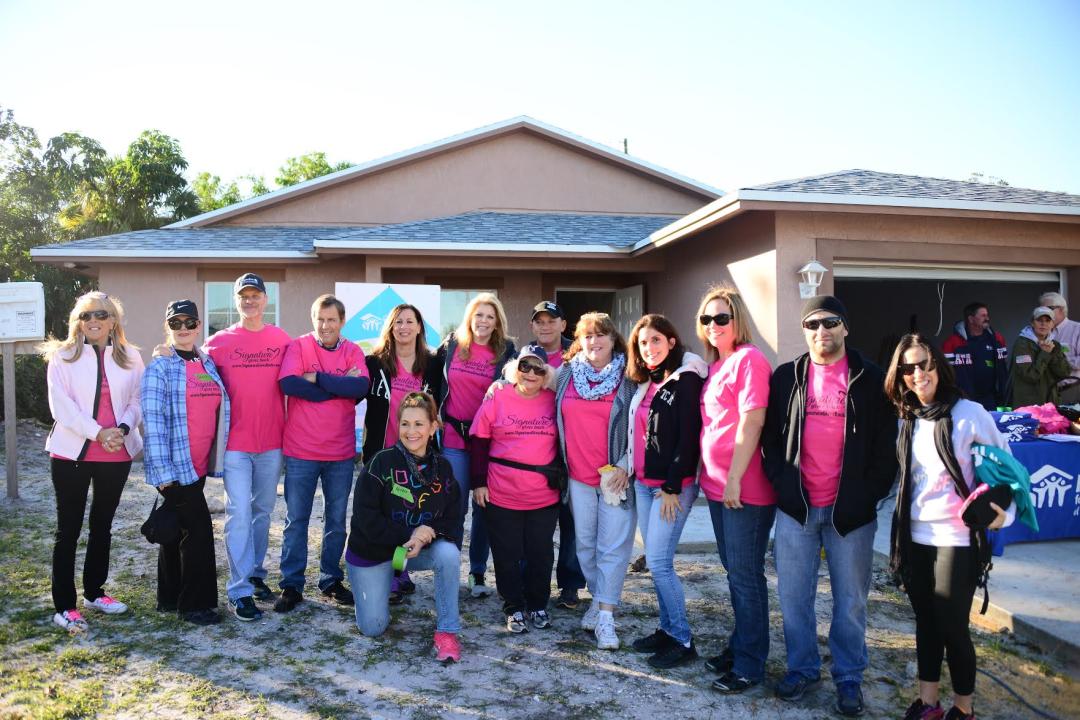 Signature Gives Back Nails It with Habitat for Humanity®
